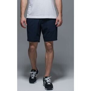 Mens Lululemon ABC Short 9" Navy Blue Size 38